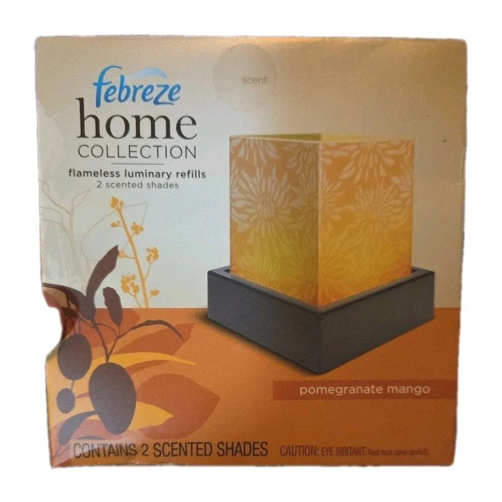 Febreze Home Collection Flameless Luminary POMEGRANATE MANGO Discontinued (2)